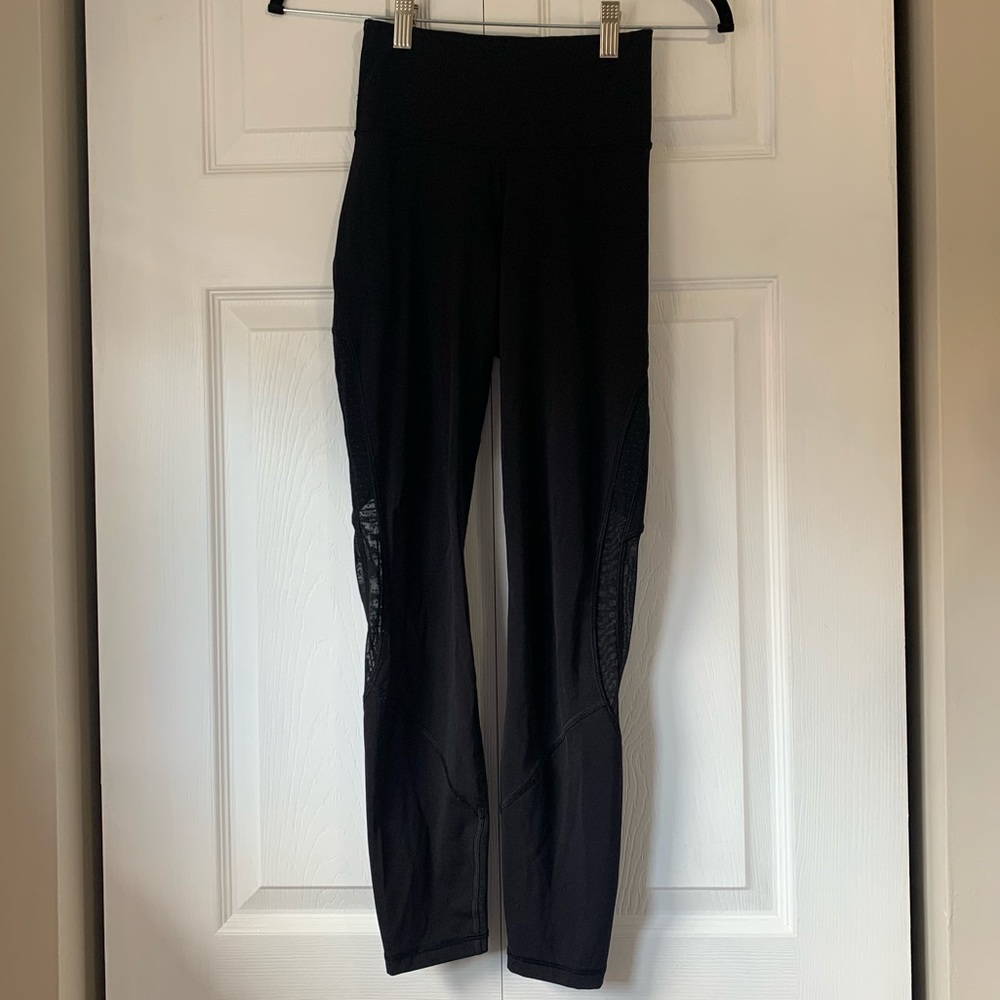 mesh lulu lemon leggings